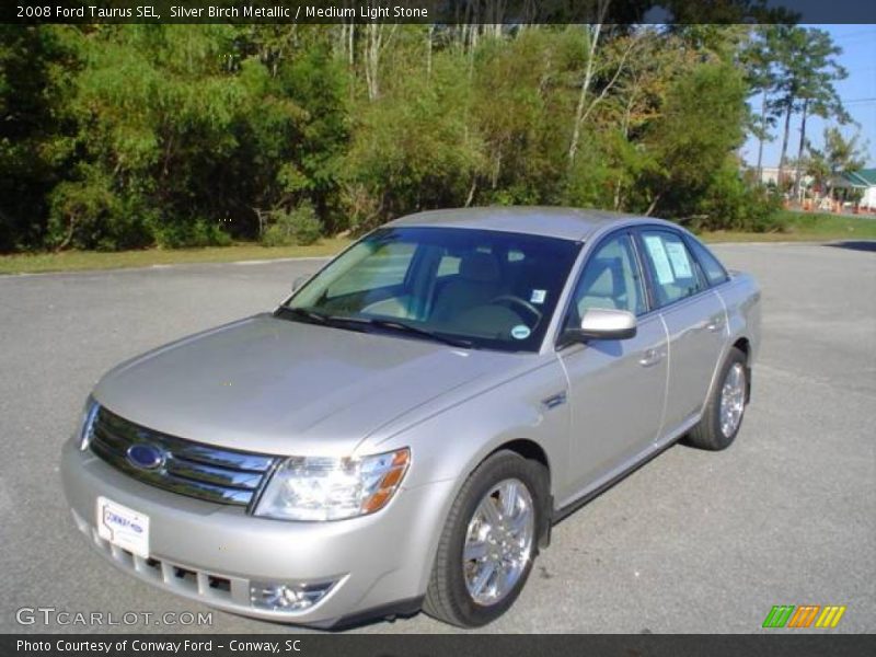 Silver Birch Metallic / Medium Light Stone 2008 Ford Taurus SEL
