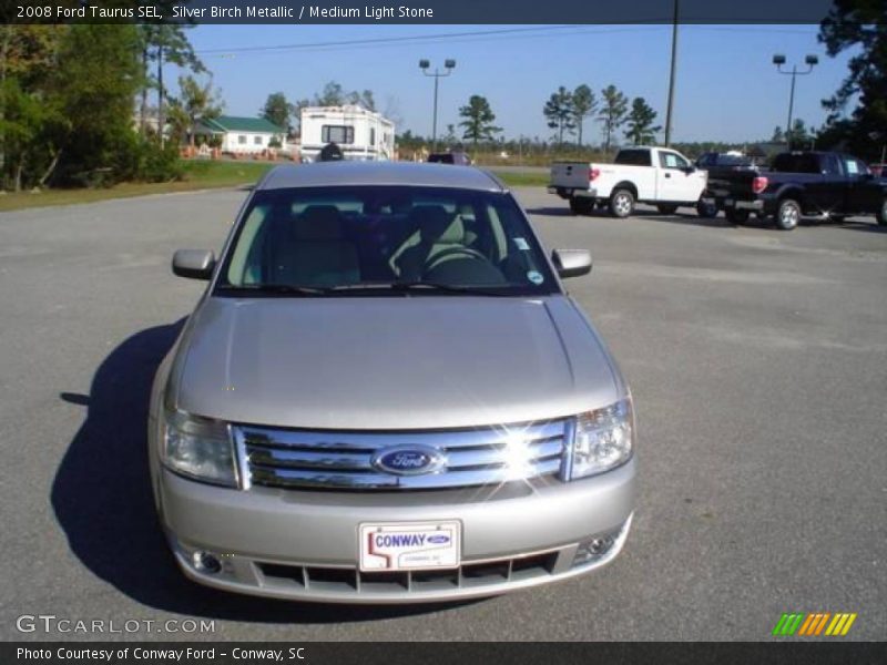 Silver Birch Metallic / Medium Light Stone 2008 Ford Taurus SEL