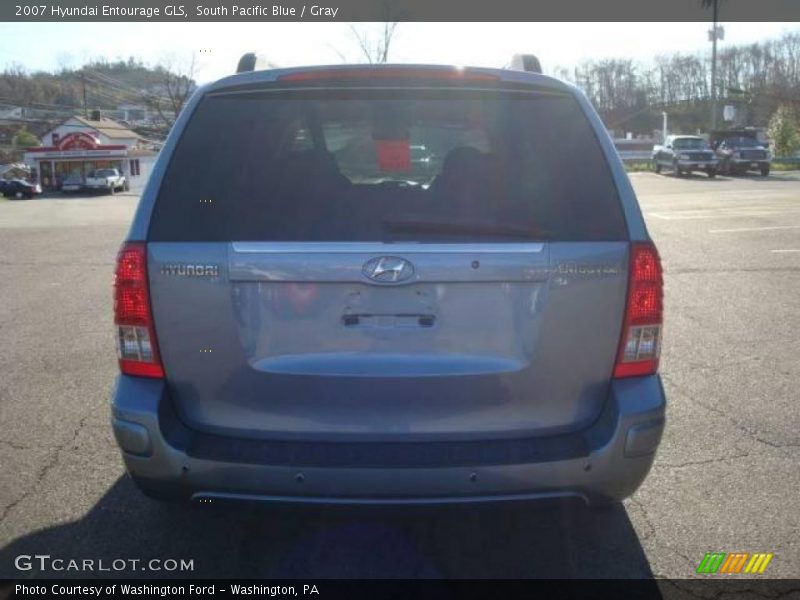 South Pacific Blue / Gray 2007 Hyundai Entourage GLS