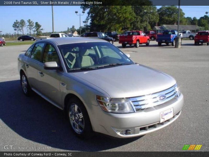 Silver Birch Metallic / Medium Light Stone 2008 Ford Taurus SEL