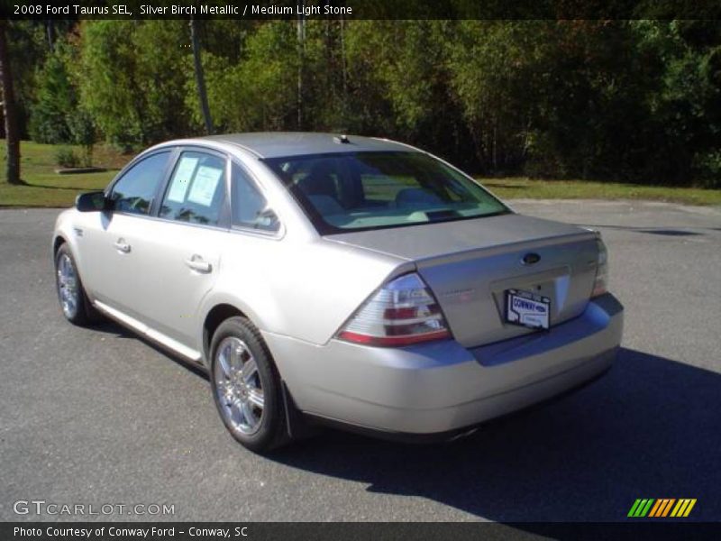 Silver Birch Metallic / Medium Light Stone 2008 Ford Taurus SEL