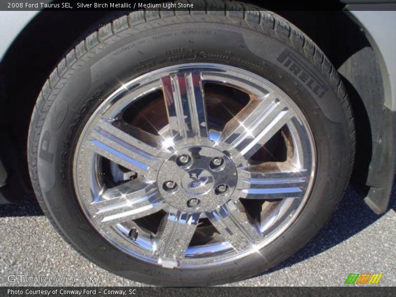 Silver Birch Metallic / Medium Light Stone 2008 Ford Taurus SEL