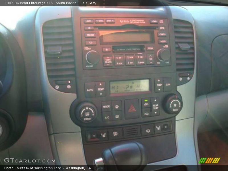 South Pacific Blue / Gray 2007 Hyundai Entourage GLS