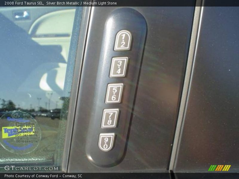Silver Birch Metallic / Medium Light Stone 2008 Ford Taurus SEL