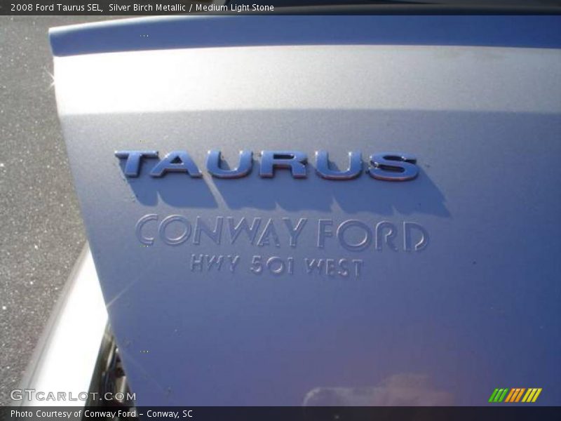 Silver Birch Metallic / Medium Light Stone 2008 Ford Taurus SEL