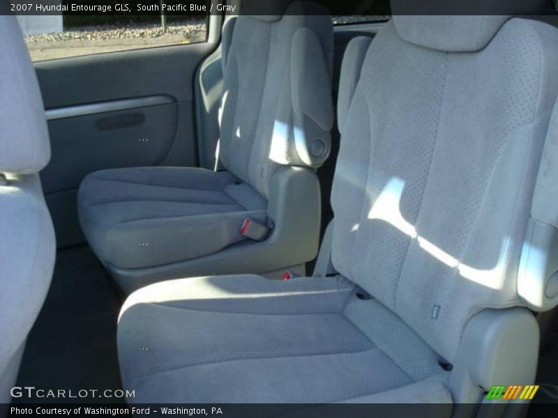 South Pacific Blue / Gray 2007 Hyundai Entourage GLS