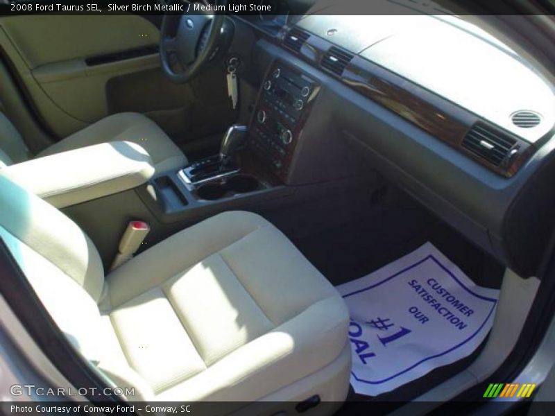 Silver Birch Metallic / Medium Light Stone 2008 Ford Taurus SEL