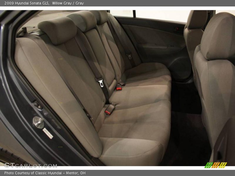 Willow Gray / Gray 2009 Hyundai Sonata GLS
