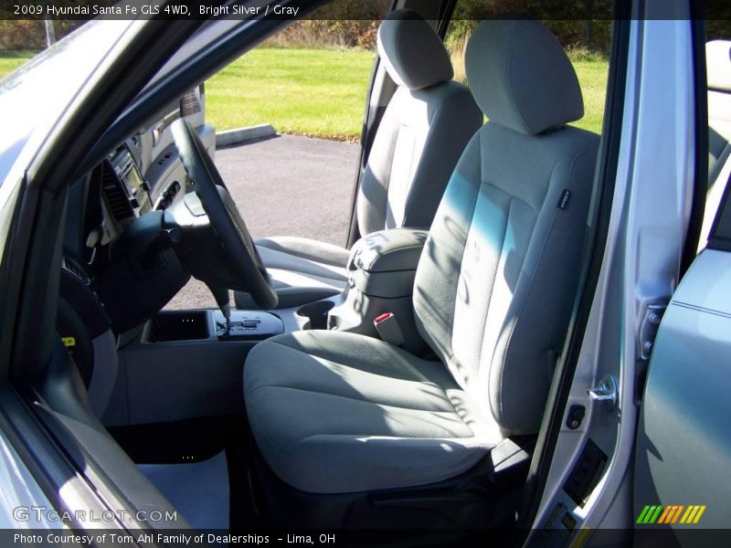 Bright Silver / Gray 2009 Hyundai Santa Fe GLS 4WD