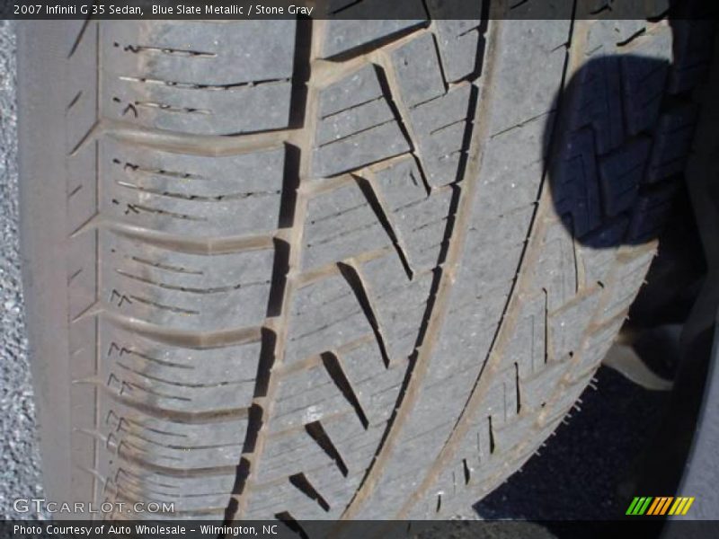 Blue Slate Metallic / Stone Gray 2007 Infiniti G 35 Sedan