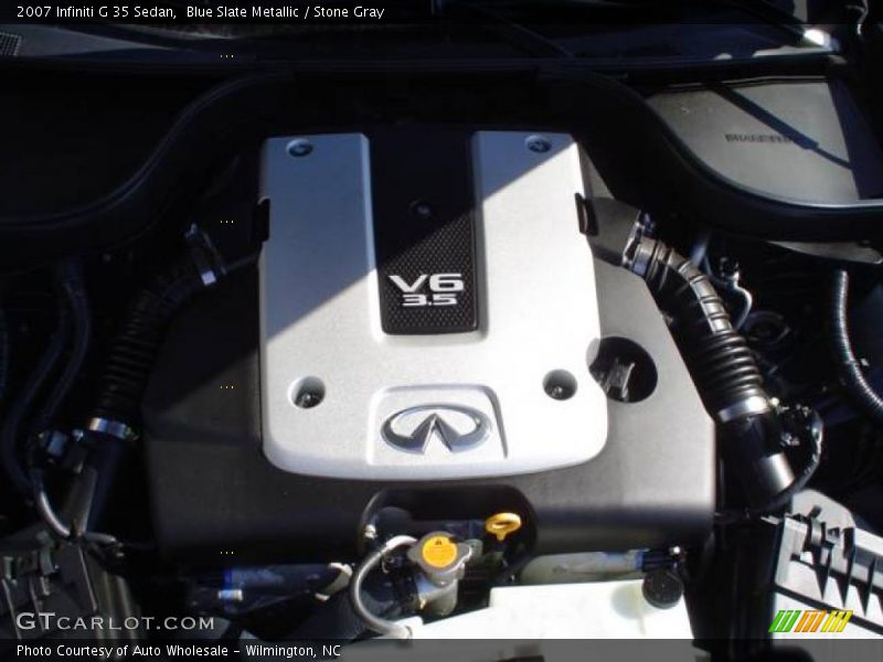 Blue Slate Metallic / Stone Gray 2007 Infiniti G 35 Sedan