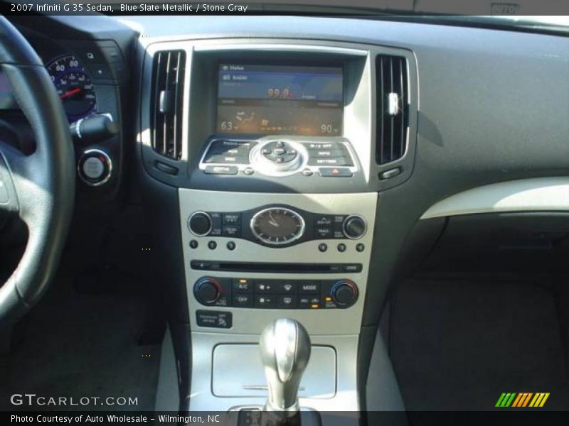 Blue Slate Metallic / Stone Gray 2007 Infiniti G 35 Sedan