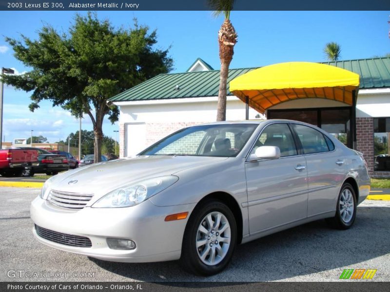 Alabaster Metallic / Ivory 2003 Lexus ES 300