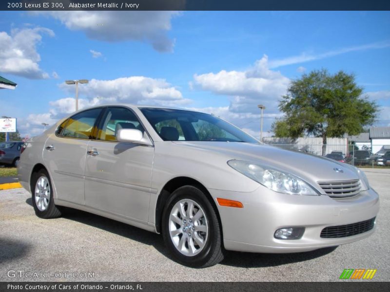 Alabaster Metallic / Ivory 2003 Lexus ES 300