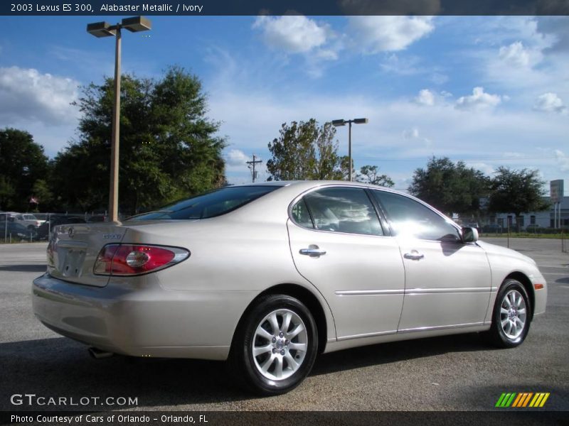 Alabaster Metallic / Ivory 2003 Lexus ES 300