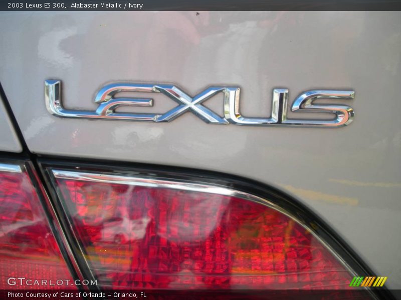 Alabaster Metallic / Ivory 2003 Lexus ES 300