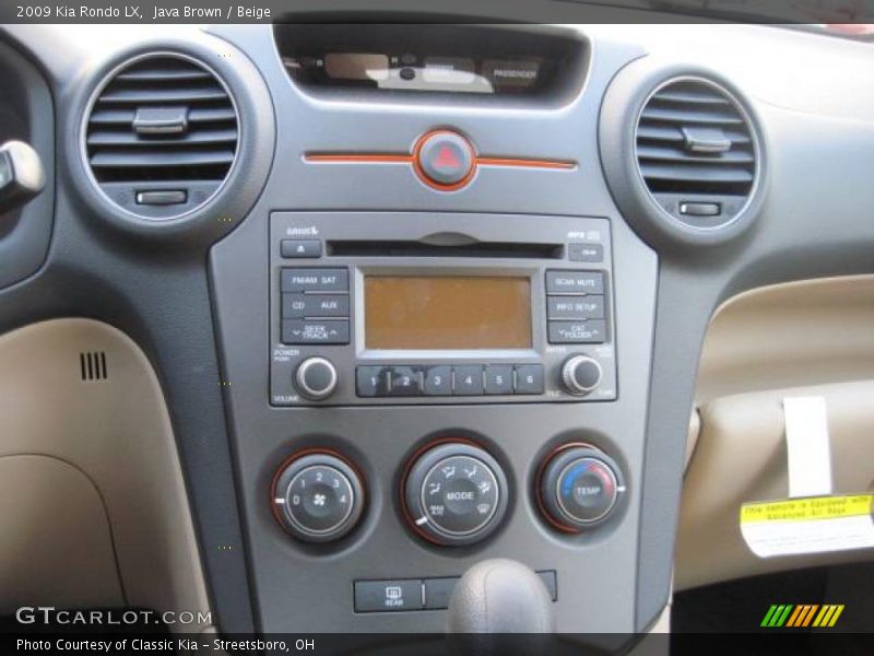 Java Brown / Beige 2009 Kia Rondo LX