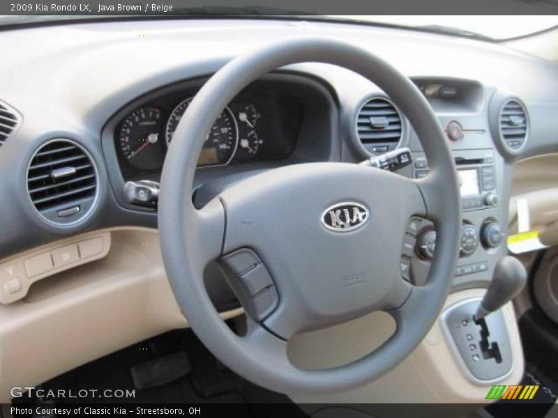 Java Brown / Beige 2009 Kia Rondo LX