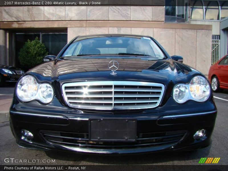 Black / Stone 2007 Mercedes-Benz C 280 4Matic Luxury