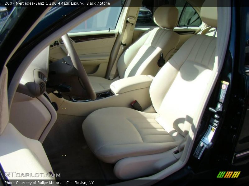 Black / Stone 2007 Mercedes-Benz C 280 4Matic Luxury