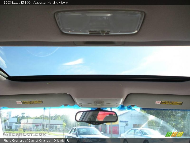 Alabaster Metallic / Ivory 2003 Lexus ES 300