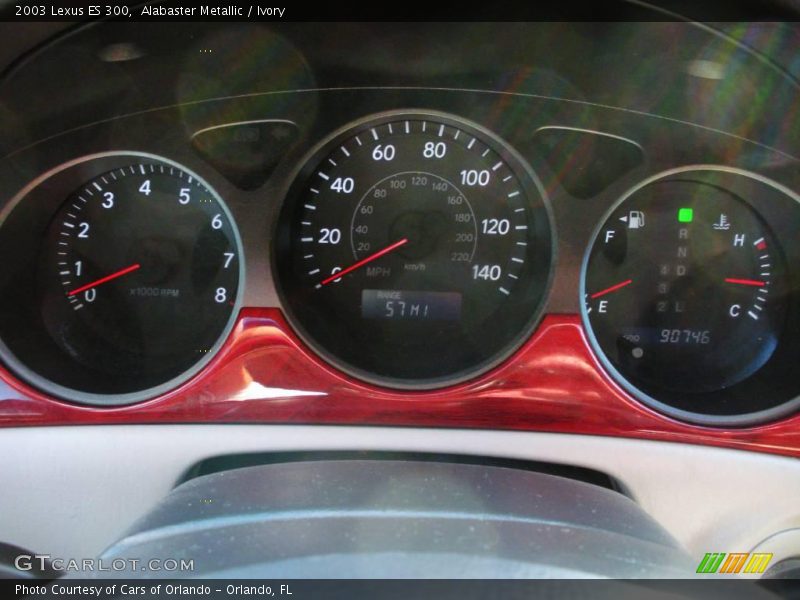Alabaster Metallic / Ivory 2003 Lexus ES 300