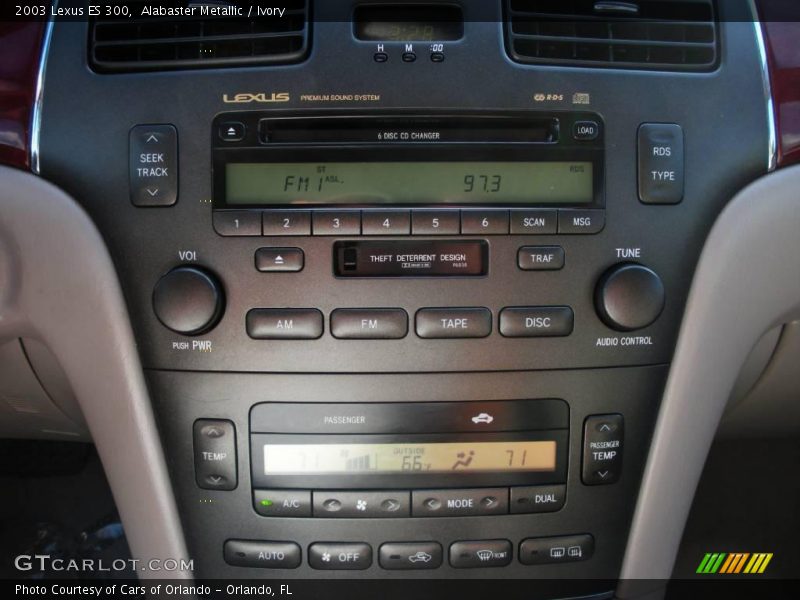 Alabaster Metallic / Ivory 2003 Lexus ES 300