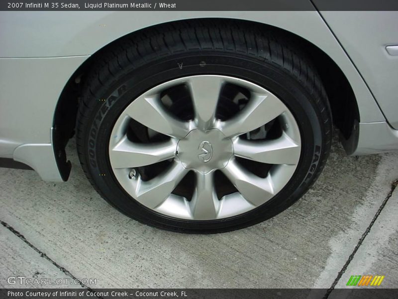 Liquid Platinum Metallic / Wheat 2007 Infiniti M 35 Sedan