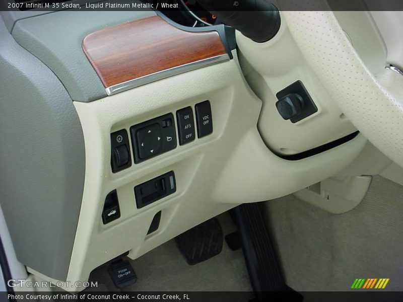 Liquid Platinum Metallic / Wheat 2007 Infiniti M 35 Sedan