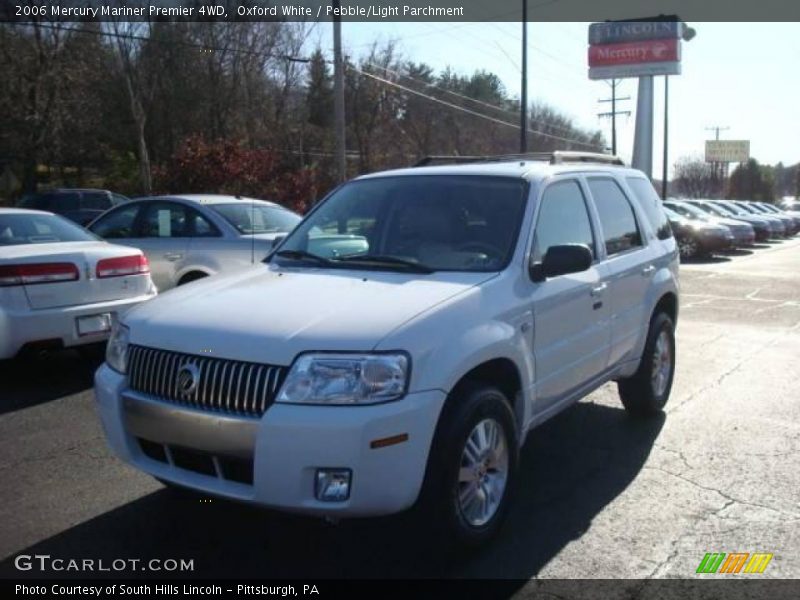 Oxford White / Pebble/Light Parchment 2006 Mercury Mariner Premier 4WD