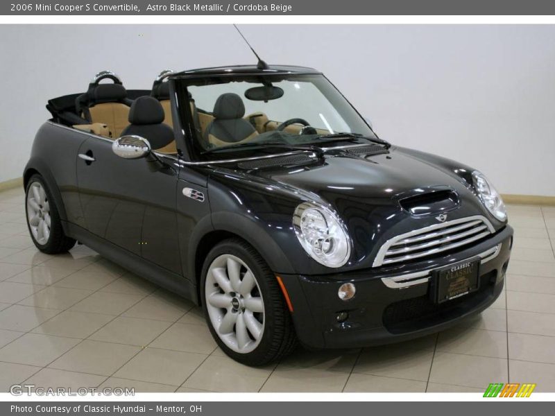 Astro Black Metallic / Cordoba Beige 2006 Mini Cooper S Convertible