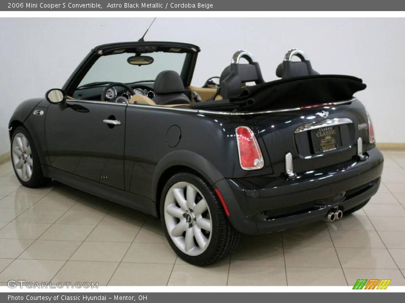 Astro Black Metallic / Cordoba Beige 2006 Mini Cooper S Convertible