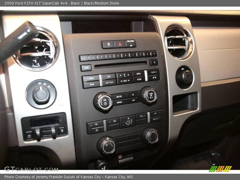 Black / Black/Medium Stone 2009 Ford F150 XLT SuperCab 4x4