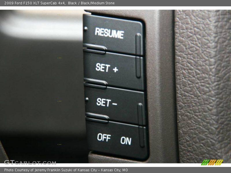 Black / Black/Medium Stone 2009 Ford F150 XLT SuperCab 4x4