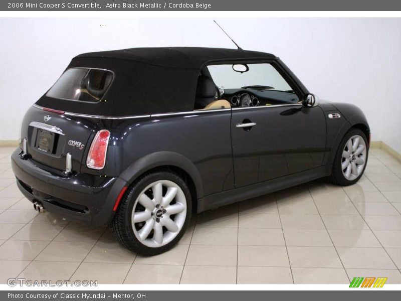 Astro Black Metallic / Cordoba Beige 2006 Mini Cooper S Convertible
