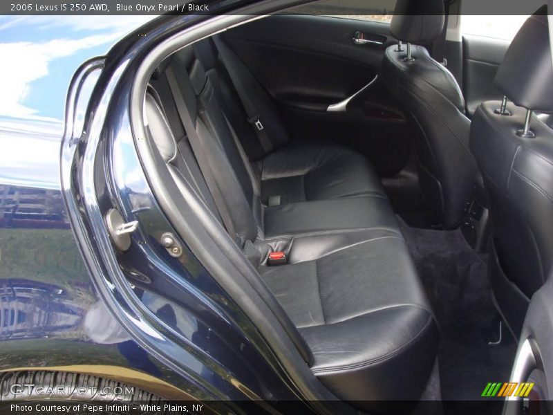 Blue Onyx Pearl / Black 2006 Lexus IS 250 AWD