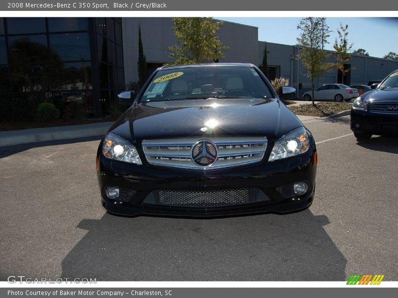 Black / Grey/Black 2008 Mercedes-Benz C 350 Sport