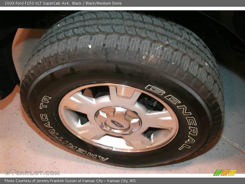 Black / Black/Medium Stone 2009 Ford F150 XLT SuperCab 4x4