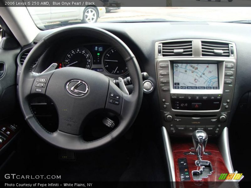 Blue Onyx Pearl / Black 2006 Lexus IS 250 AWD