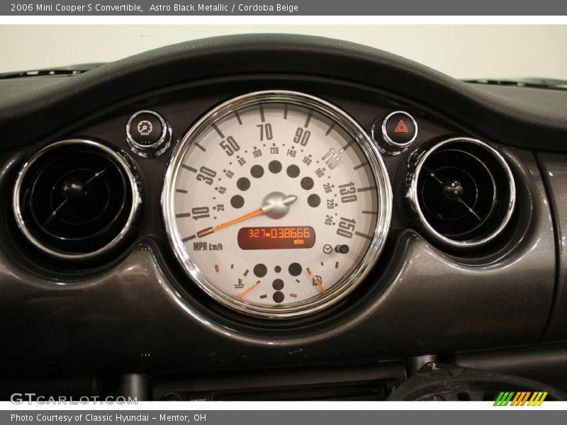 Astro Black Metallic / Cordoba Beige 2006 Mini Cooper S Convertible