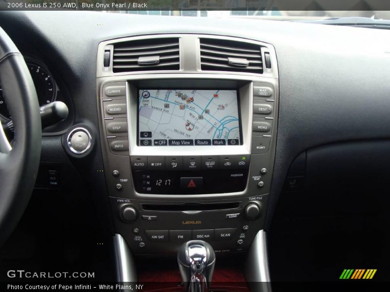 Blue Onyx Pearl / Black 2006 Lexus IS 250 AWD