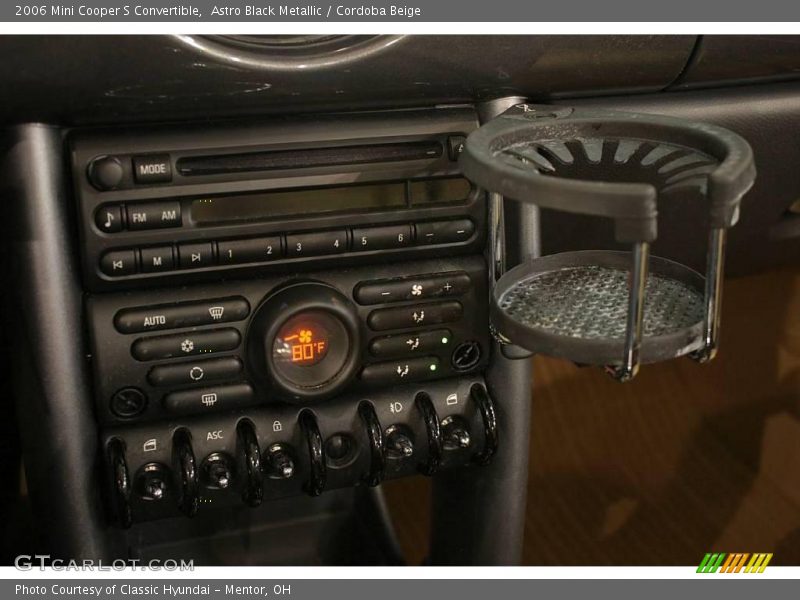 Astro Black Metallic / Cordoba Beige 2006 Mini Cooper S Convertible