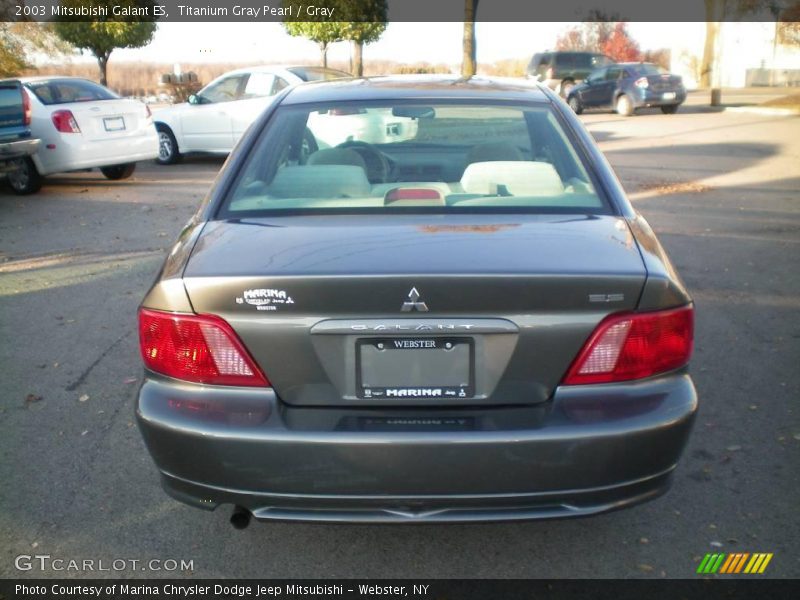 Titanium Gray Pearl / Gray 2003 Mitsubishi Galant ES