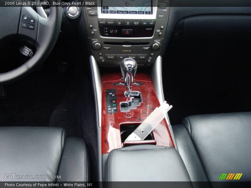 Blue Onyx Pearl / Black 2006 Lexus IS 250 AWD