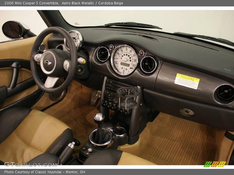 Astro Black Metallic / Cordoba Beige 2006 Mini Cooper S Convertible