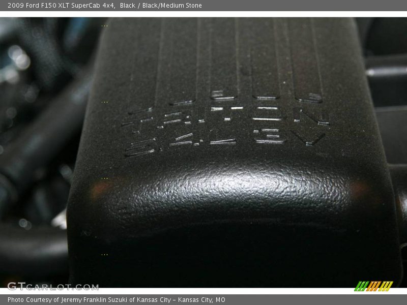 Black / Black/Medium Stone 2009 Ford F150 XLT SuperCab 4x4