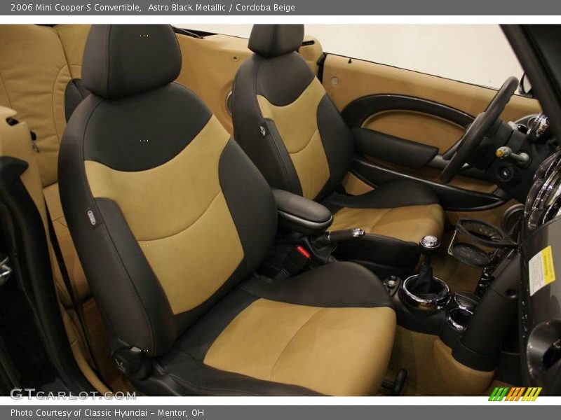 Astro Black Metallic / Cordoba Beige 2006 Mini Cooper S Convertible