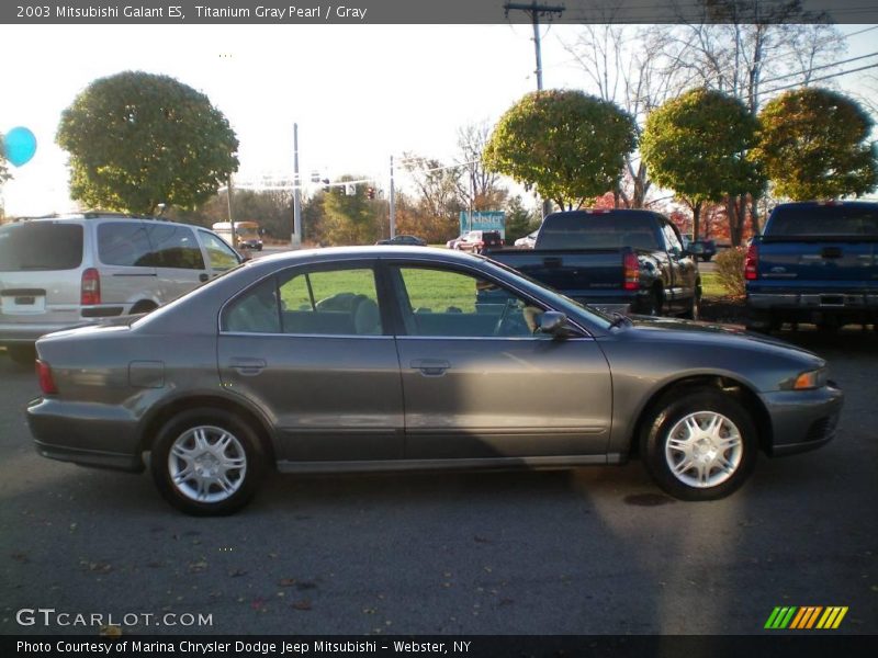 Titanium Gray Pearl / Gray 2003 Mitsubishi Galant ES