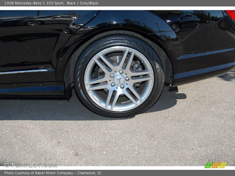 Black / Grey/Black 2008 Mercedes-Benz C 350 Sport