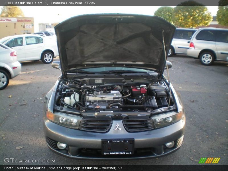 Titanium Gray Pearl / Gray 2003 Mitsubishi Galant ES